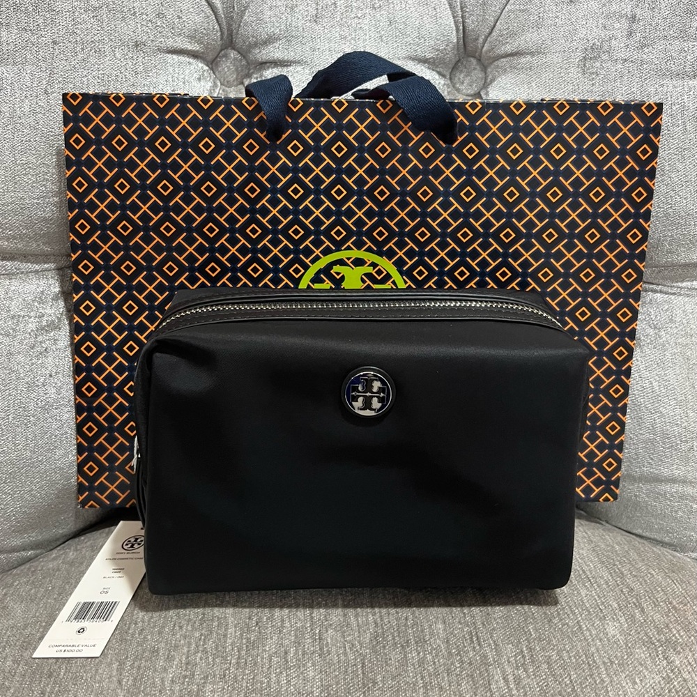 Tory Burch Nylon Cosmetic Pouch - NWT